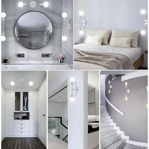 MRHYSWD 2-Light Bathroom Light – Modern & Elegant Fixture for Bathroom Lighting